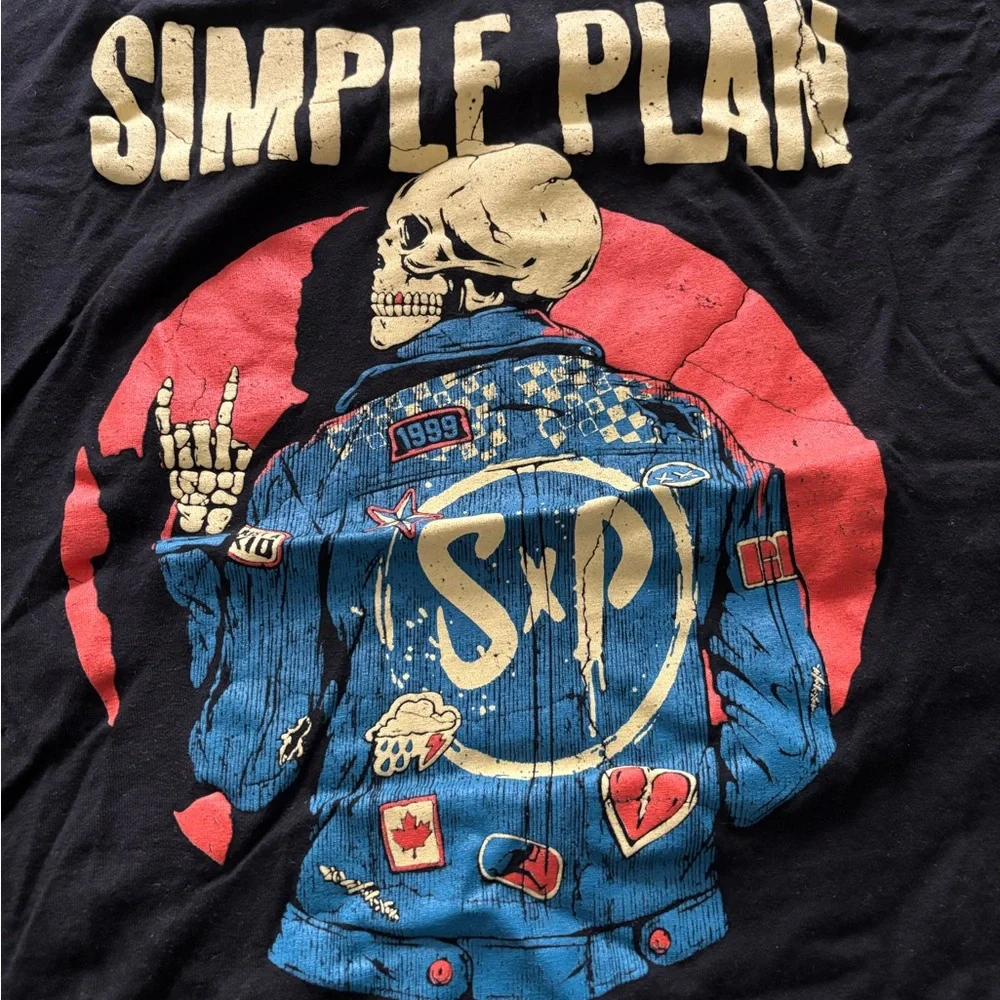 Simple Plan 2025 Tour T-Shirt - SIZE MEDIUM - Picture 3 of 3